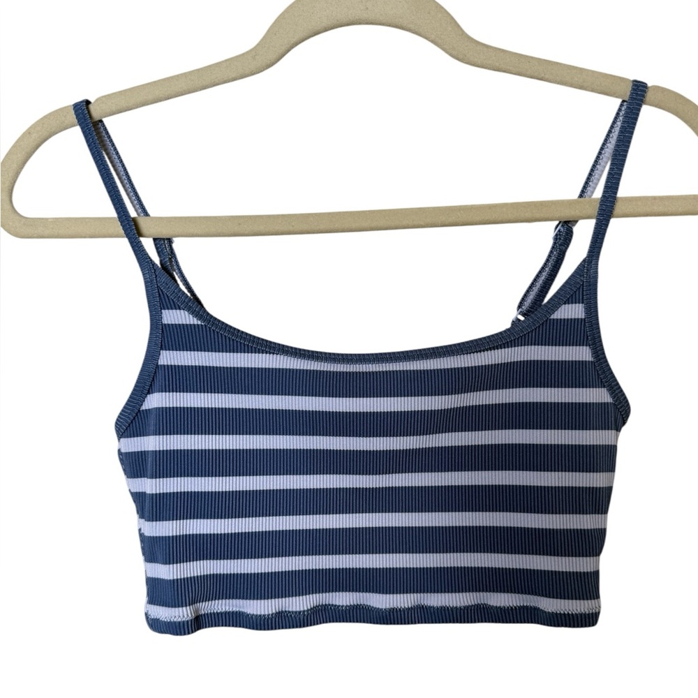 * Aerie Navy and White Striped Bralette